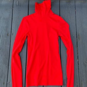 J. Crew Coral Turtleneck